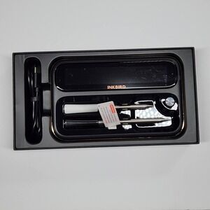 Inkbird INT-12-BW Wireless BBQ Meat Thermometer Digital 2 Probe Black Oven Safe